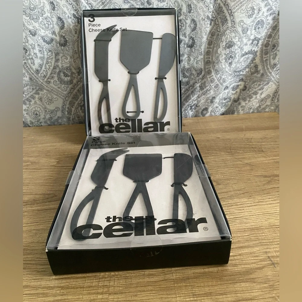 THE CELLAR 3-Pc. Cheese Knives, Created For Macy's